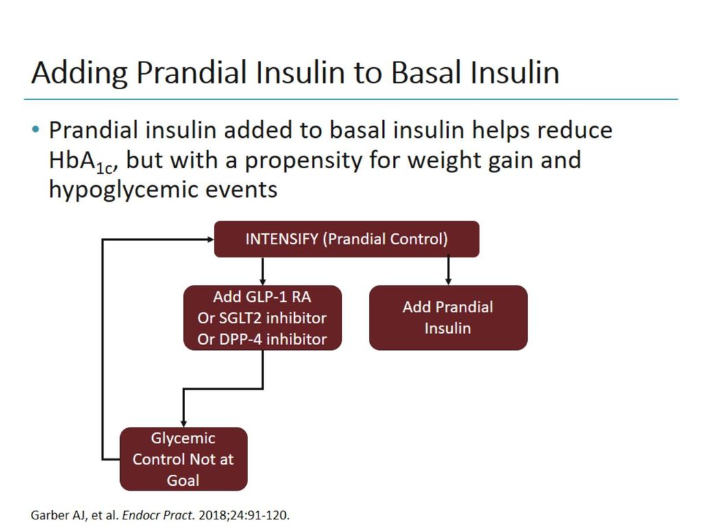 Adding Prandial Insulin to Basal Insulin