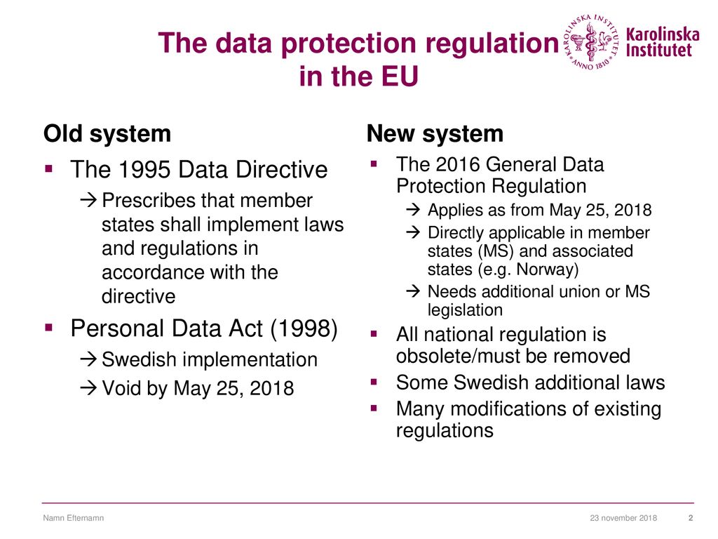 The Data Protection Regulation for Europe - ppt download