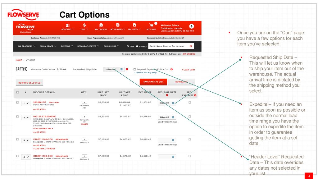 Flowserve Distributor Online Store Portal ppt download