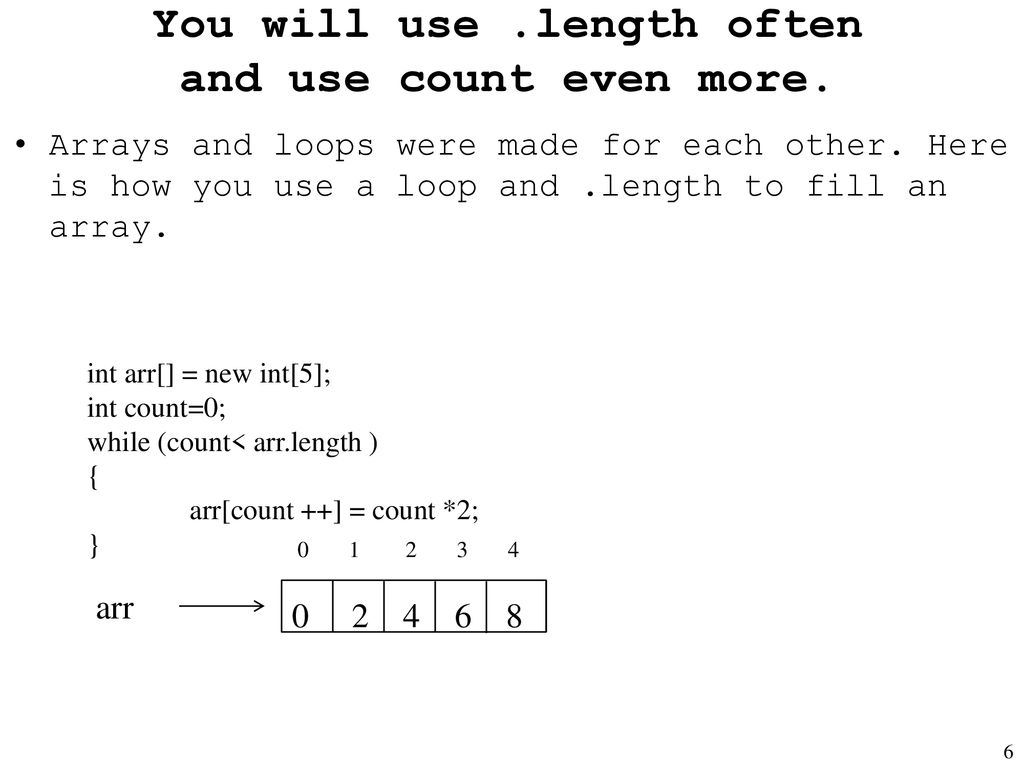 Arrays. - ppt download