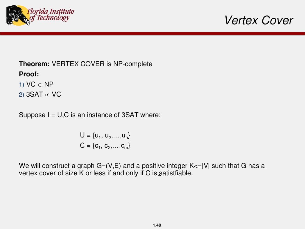 Chapter 3 Proving Np Completeness Results Ppt Download