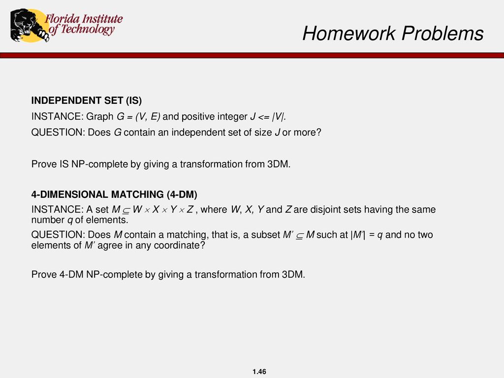 Chapter 3 Proving Np Completeness Results Ppt Download