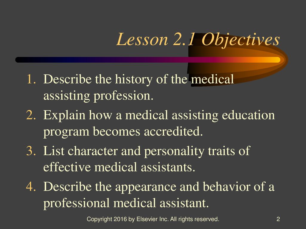 history of medical assisting as a profession