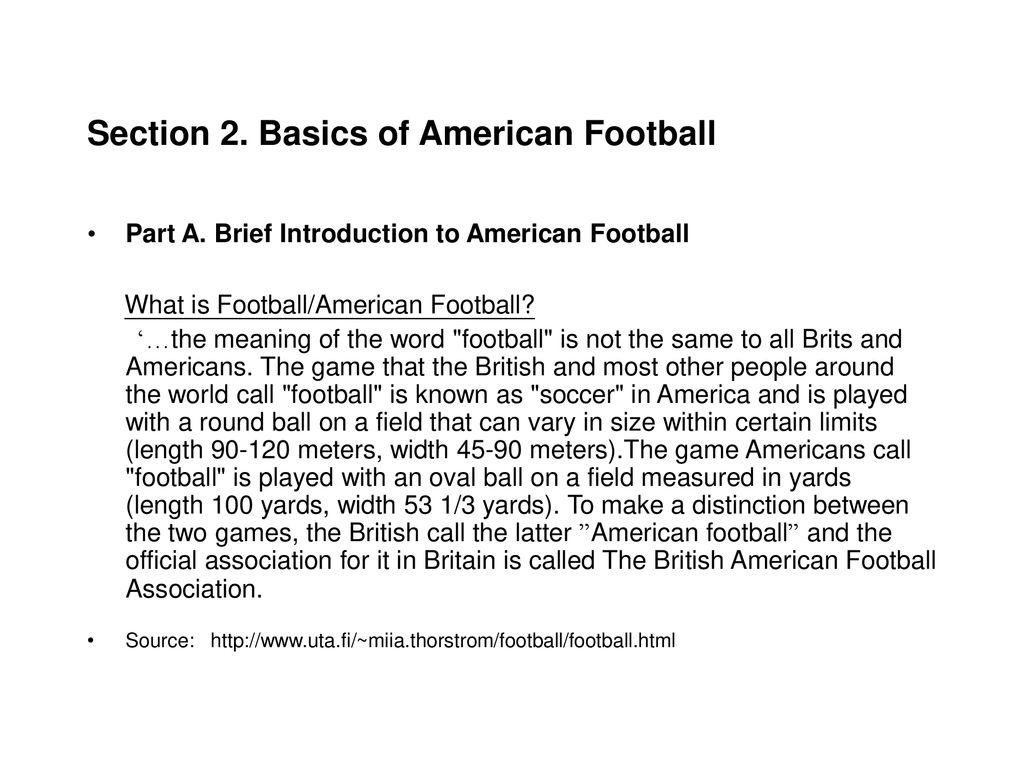 Section 2 Basics Of American Football Ppt Download section-2-basics-of-american-football-ppt-download