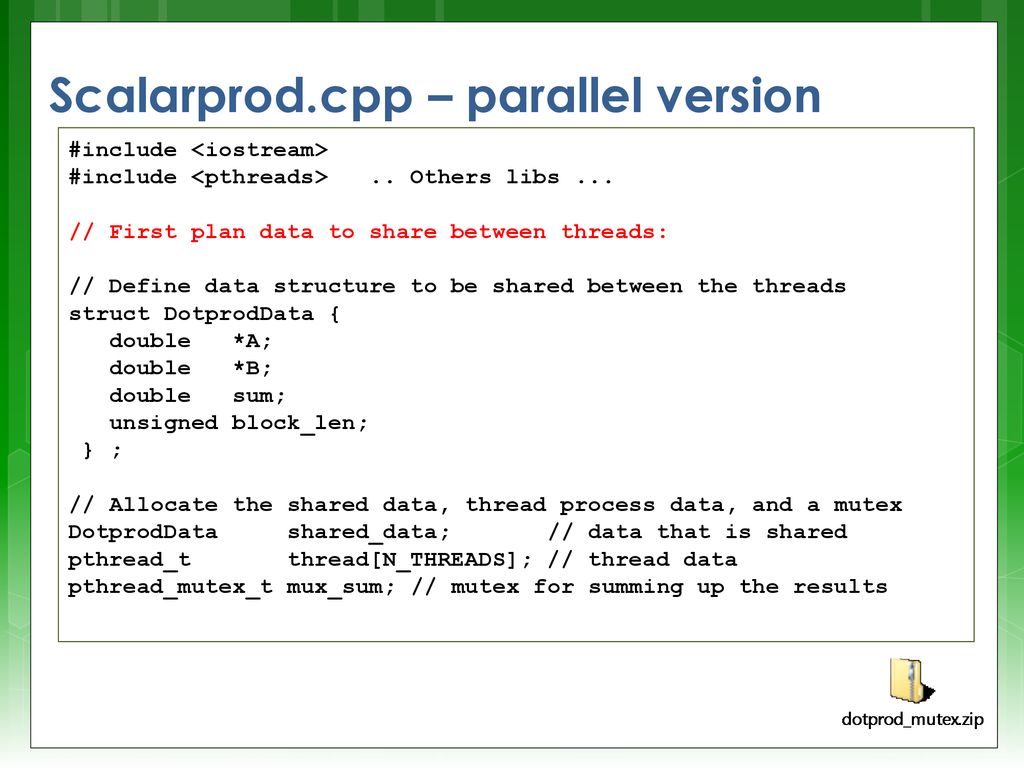 Lecture 6: Introduction To Pthreads - Ppt Download