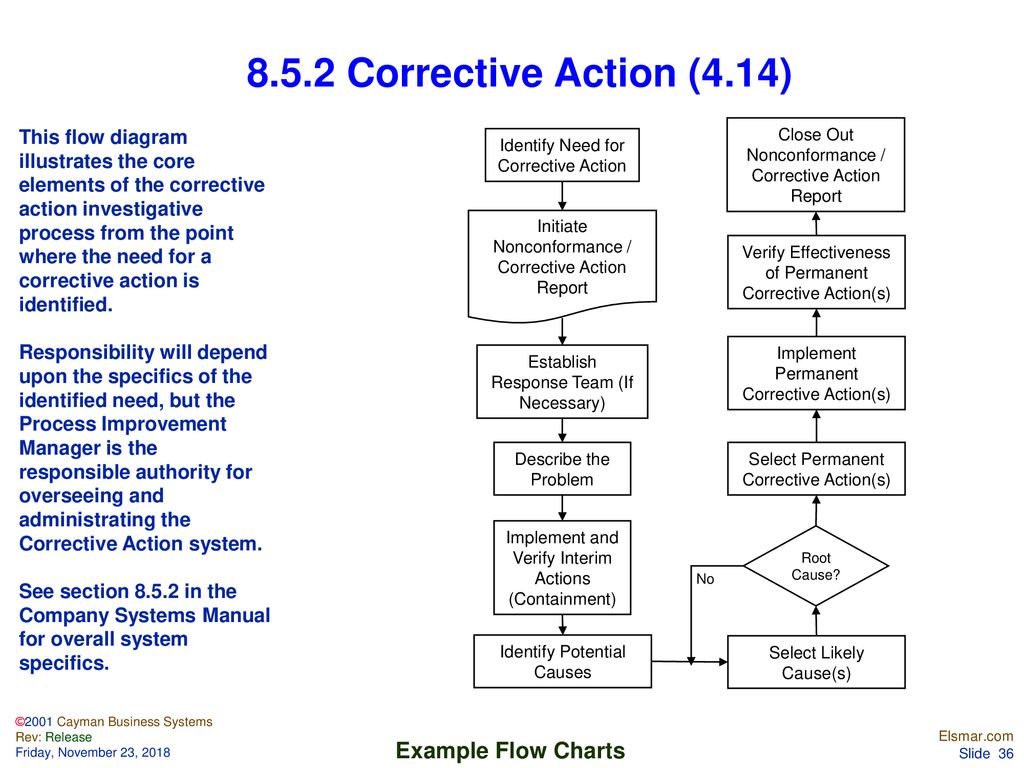 Corrective Action Process Flow Chart