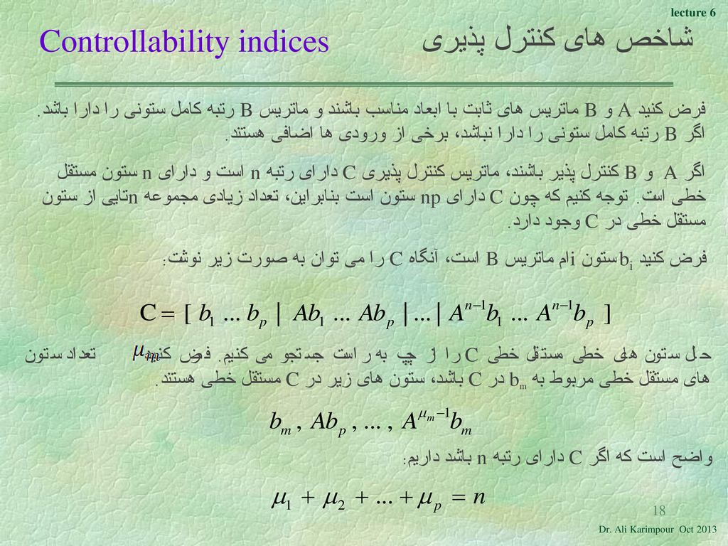 Construction Of Average Controllability Indices A Participants N