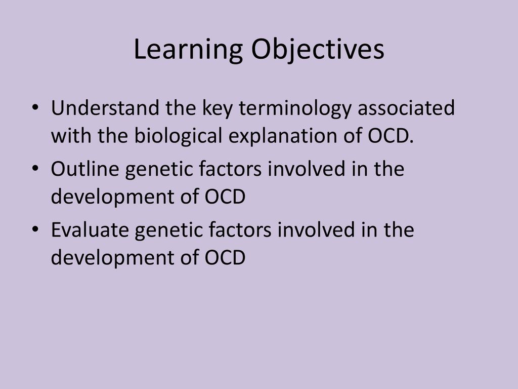 Biological Explanation For OCD Ppt Download the-ocd-cycle