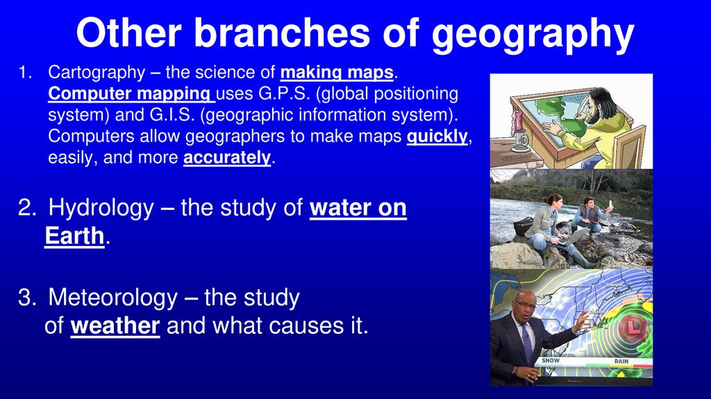 “Studying Geography