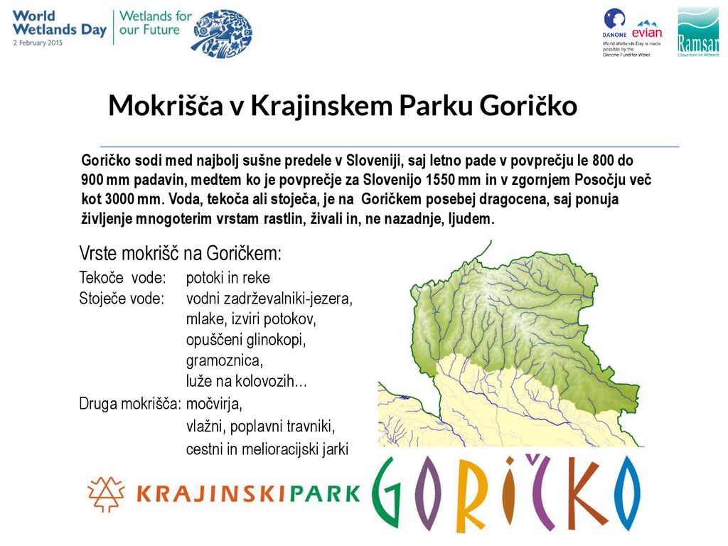Mokrišča v Krajinskem Parku Goričko