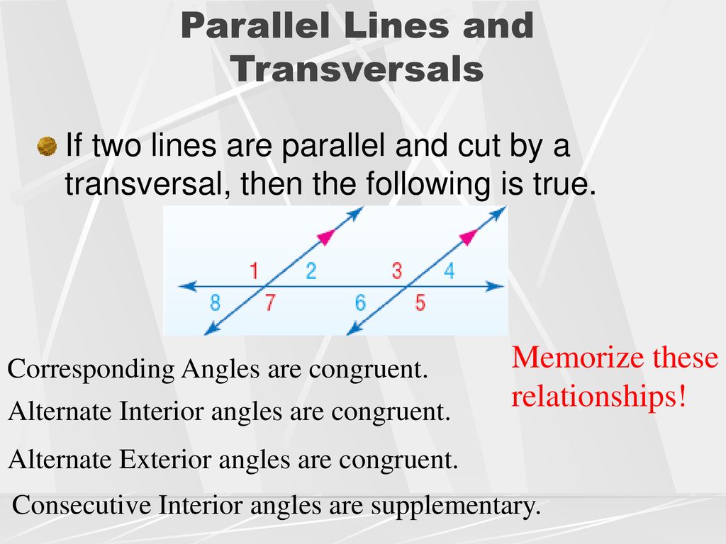 Lesson 3 2 Angles And Parallel Lines Ppt Download