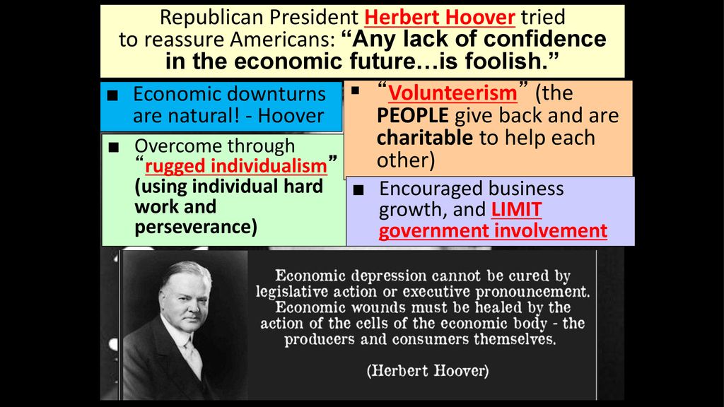 The Great Depression Led To A Collapse Of The American Financial System By Ppt Download