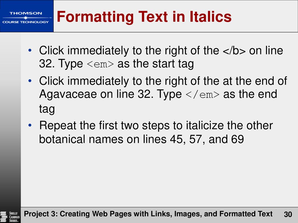 Creating Web Pages With Links, Images, And Formatted Text - Ppt Download