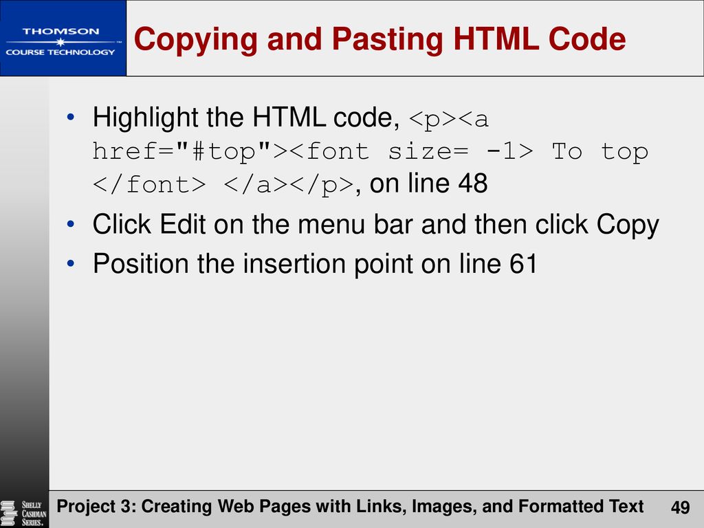 Creating Web Pages with Links, Images, and Formatted Text - ppt download