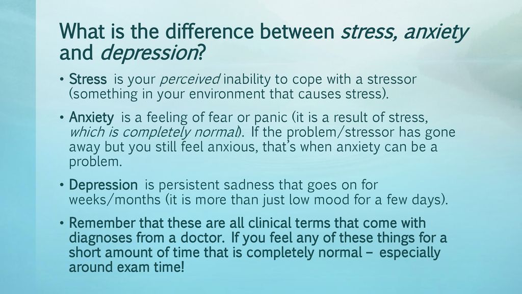 Preparation for exams stress and anxiety ppt download