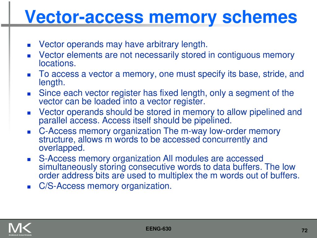 Vector-access memory schemes