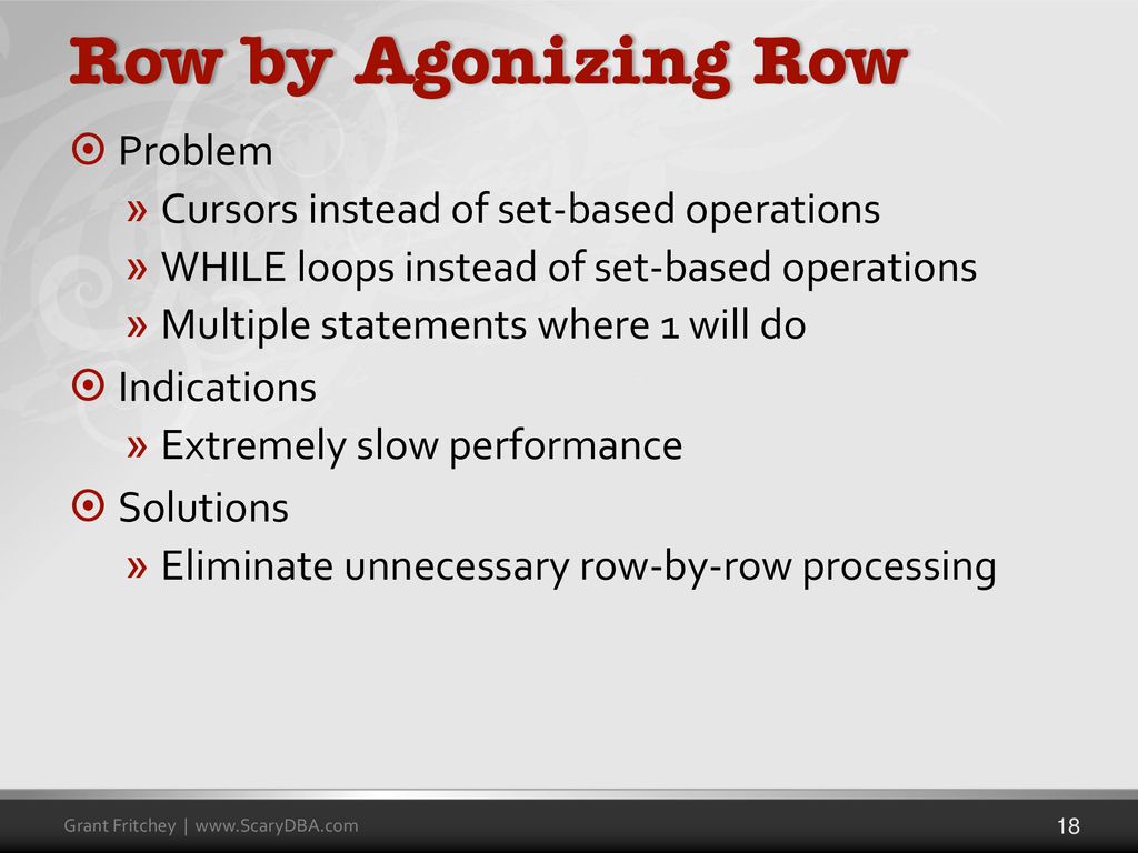 Top tips for better tsql stored procedures ppt download