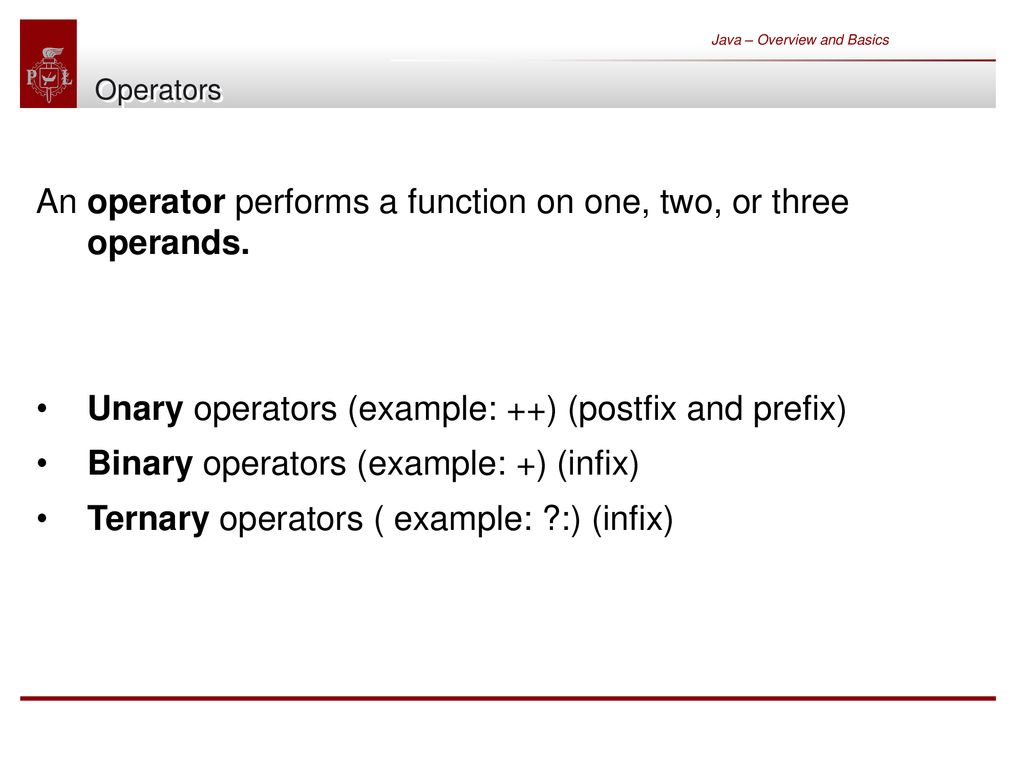 „Java – overview and basics” - ppt download