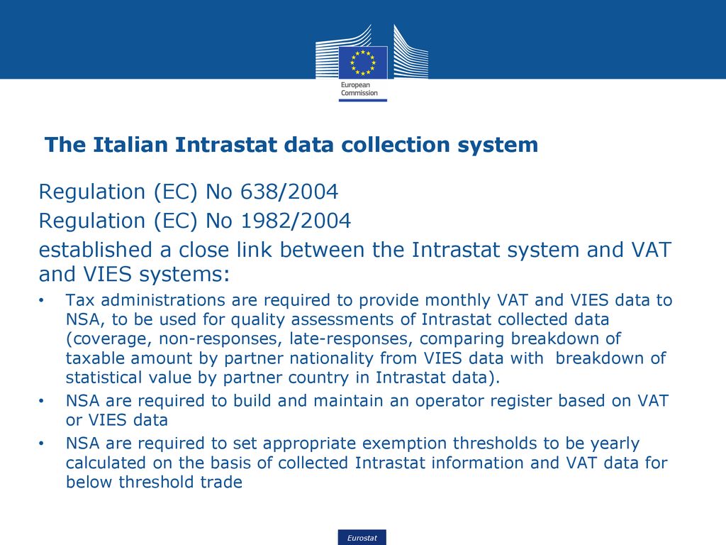 The Italian Intrastat data collection system