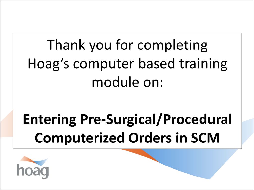 Welcome physician office surgery scheduler ppt download