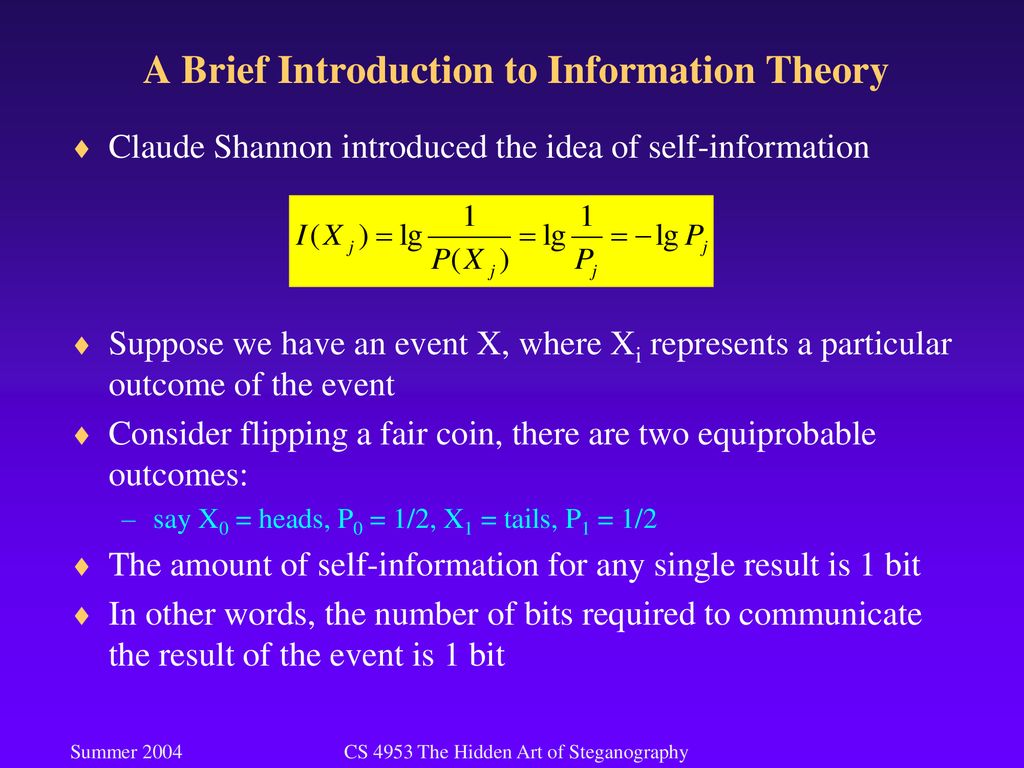 A Brief Introduction to Information Theory - ppt download