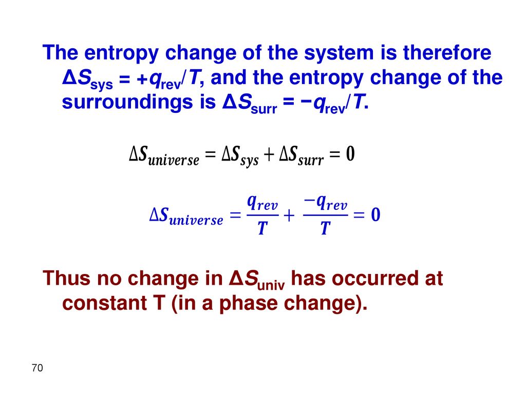 Chemical Thermodynamics Ppt Download