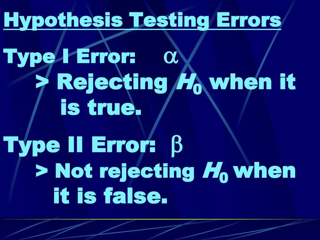 Chapter Eight Tests of Hypothesis Based on a Single Sample - ppt download