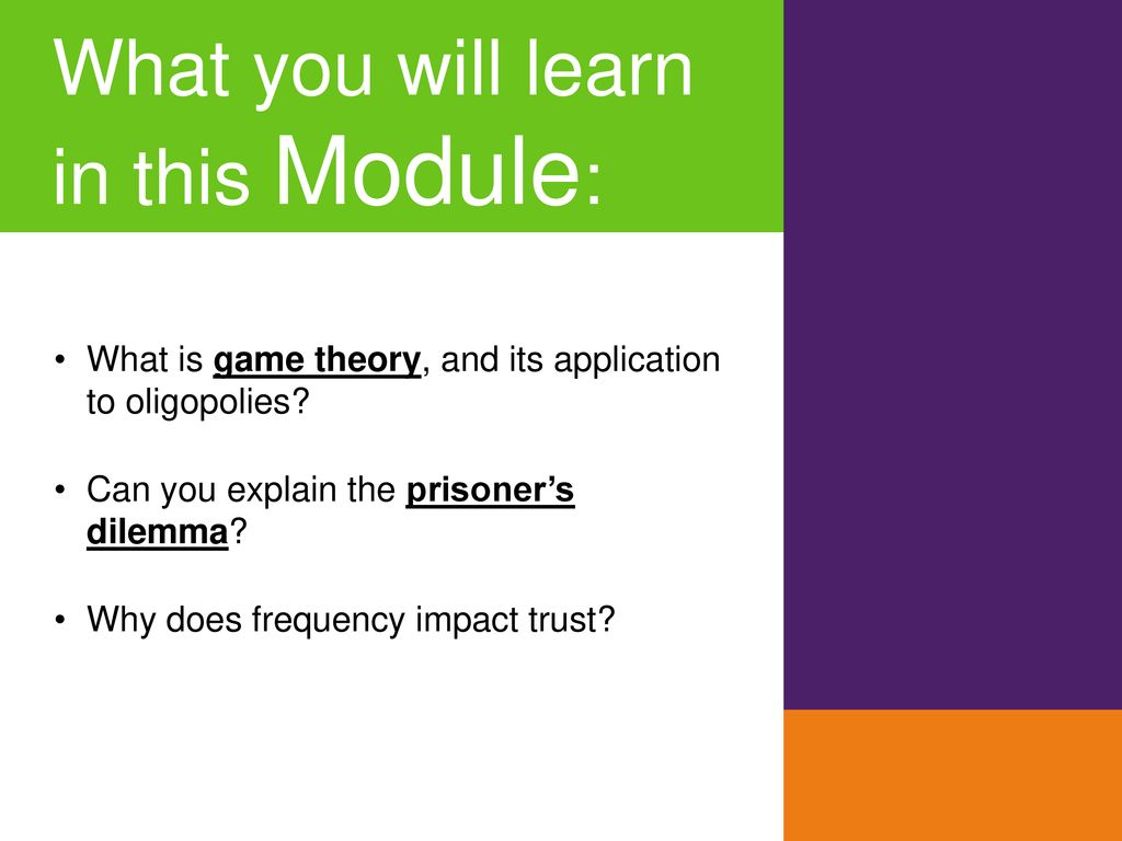 What you will learn in this Module: