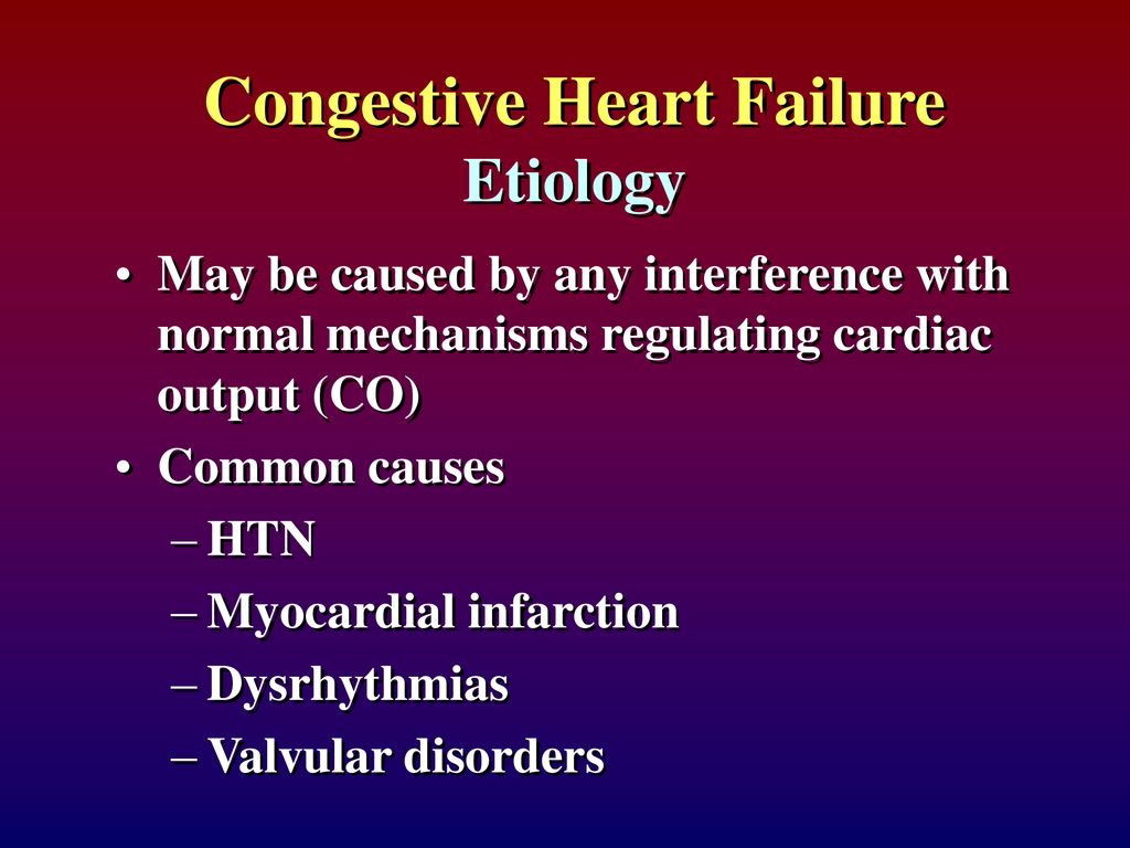 Congestive Heart Failure Ppt Download