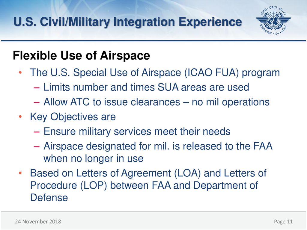 U.S. Civil/Military Integration Experience