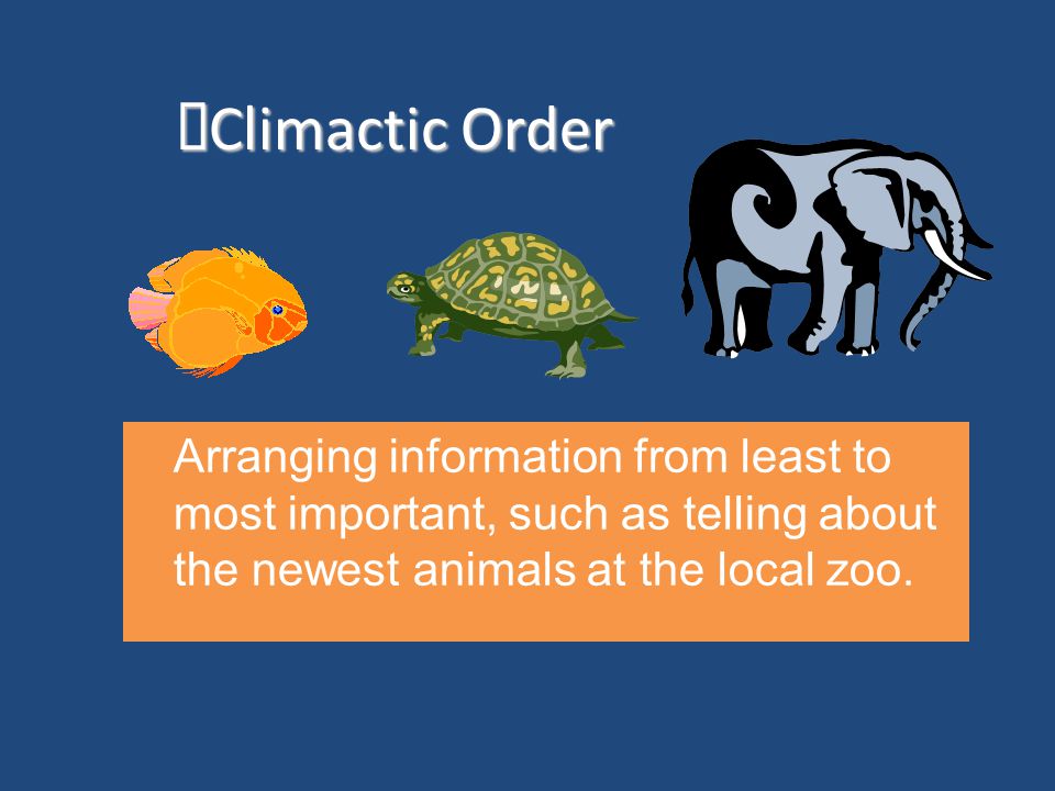 climactic order definition