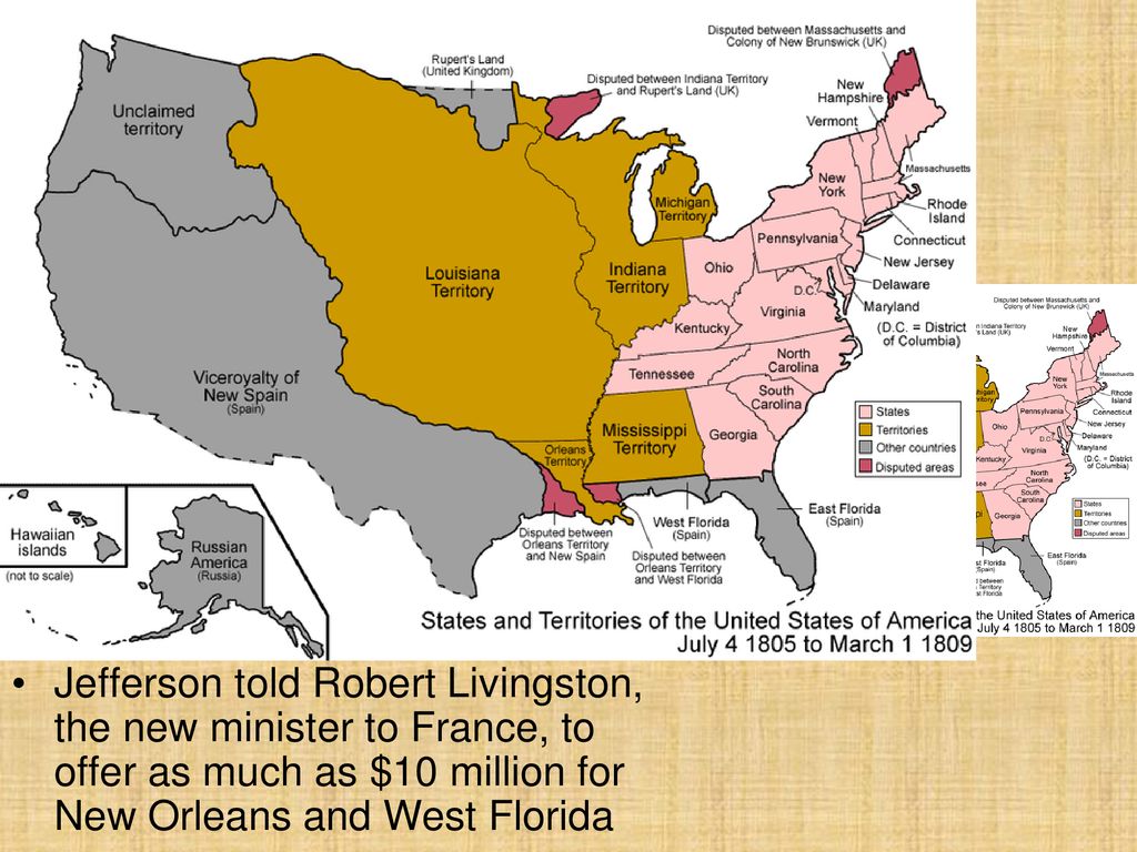 The French Threat The Spanish said the US could no longer use New Orleans. Jefferson confirmed that Spain secretly gave Louisiana to France.
