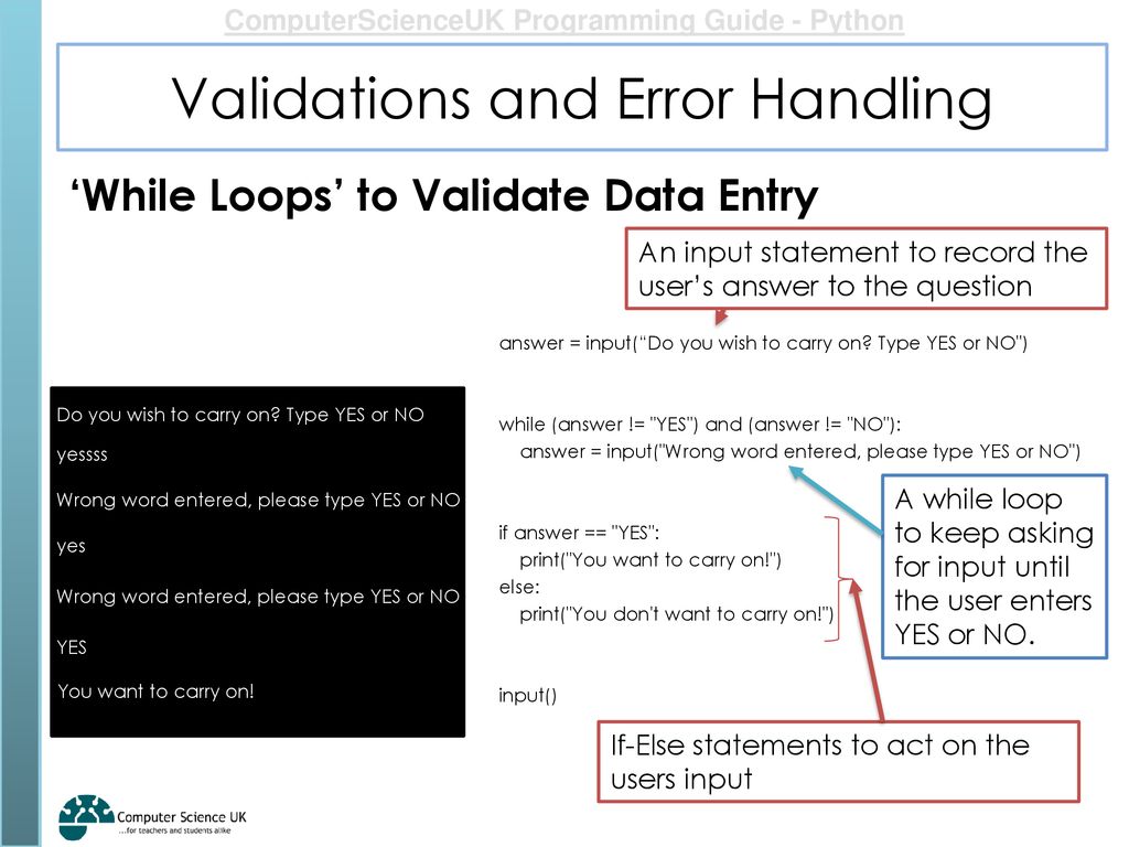 Validations and error handling ppt download