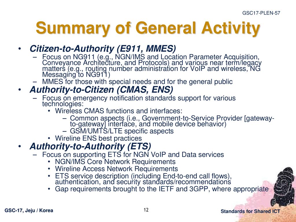 ATIS Emergency Communications (EC) Standards Development ppt download