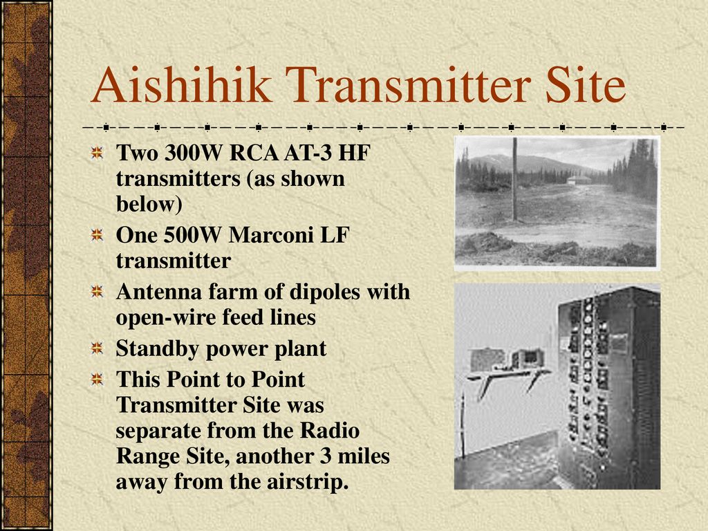 Aishihik Transmitter Site