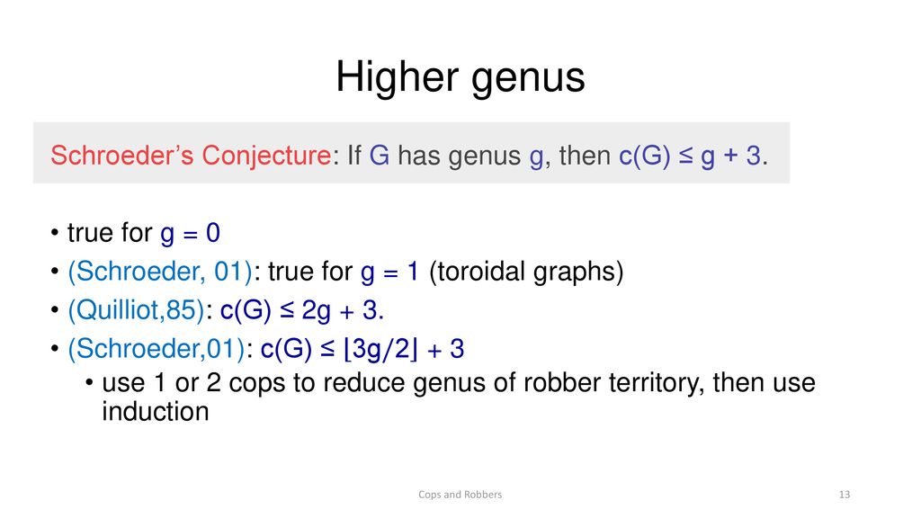 Topological Directions In Cops And Robbers Ppt Download