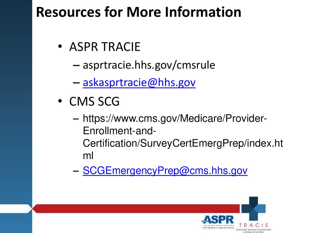 CMS Emergency Preparedness Rule - Ppt Download