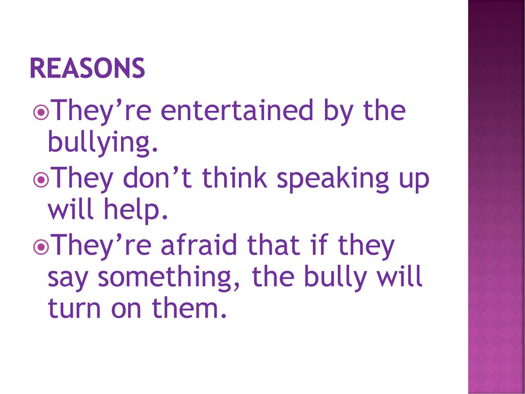 What is Bullying? Middle School. - ppt download