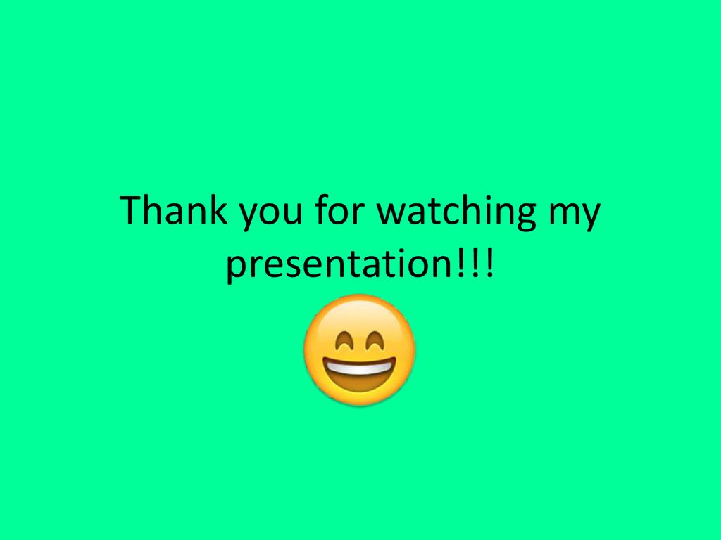 ひどい Thank You For Watching My Presentation サンセゴメ