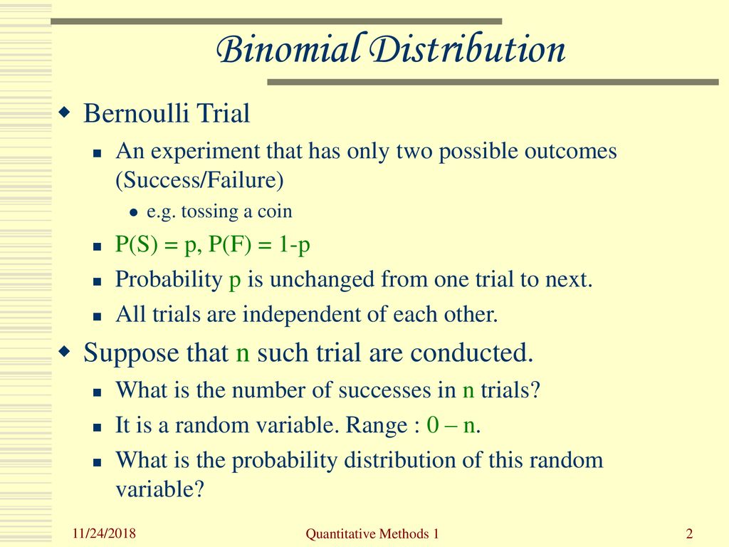 Quantitative Methods 1 Samir K Srivastava Ppt Download