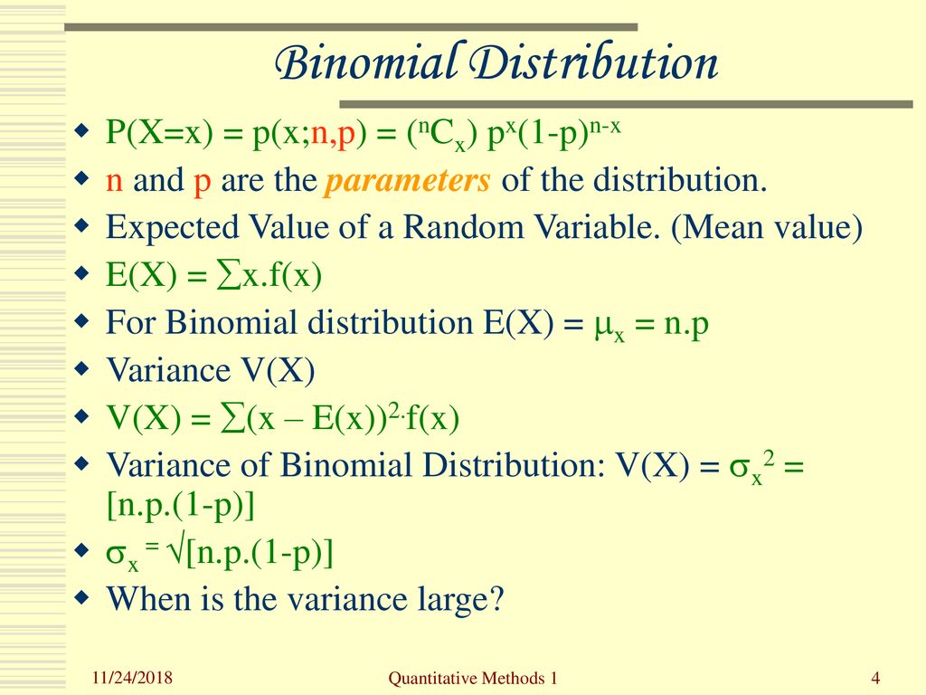 Quantitative Methods 1 Samir K Srivastava Ppt Download