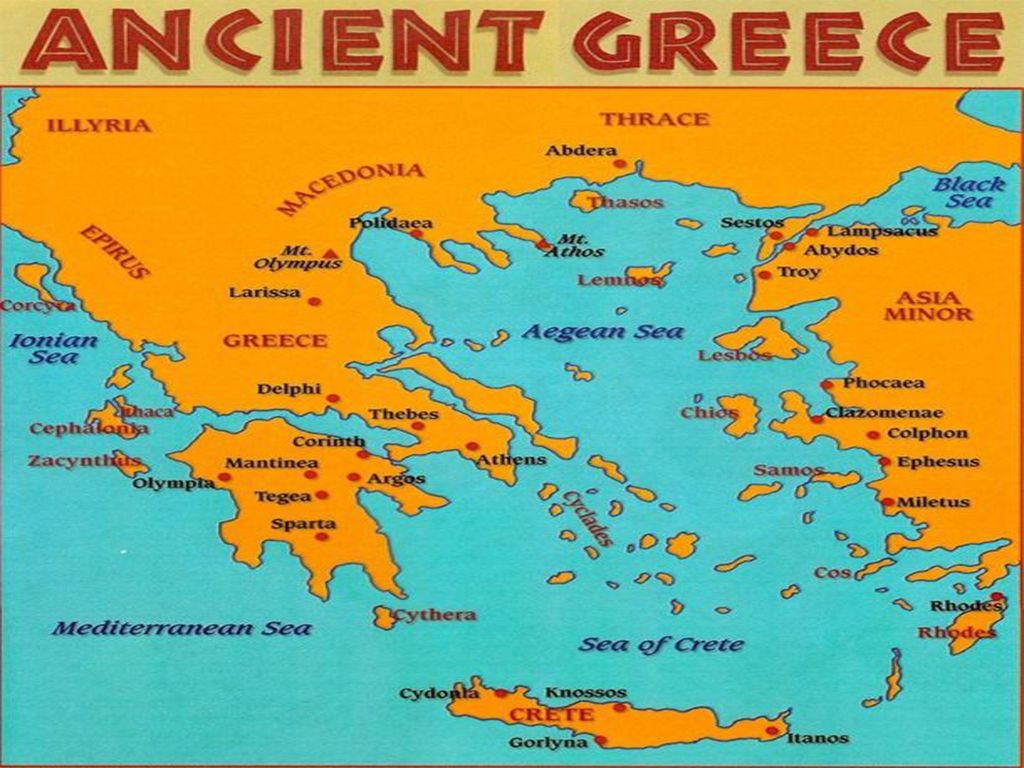 Map Of The Greek City States Ppt Download