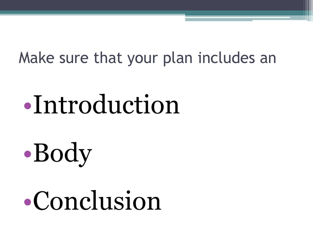 Planning a well organized paper ppt download