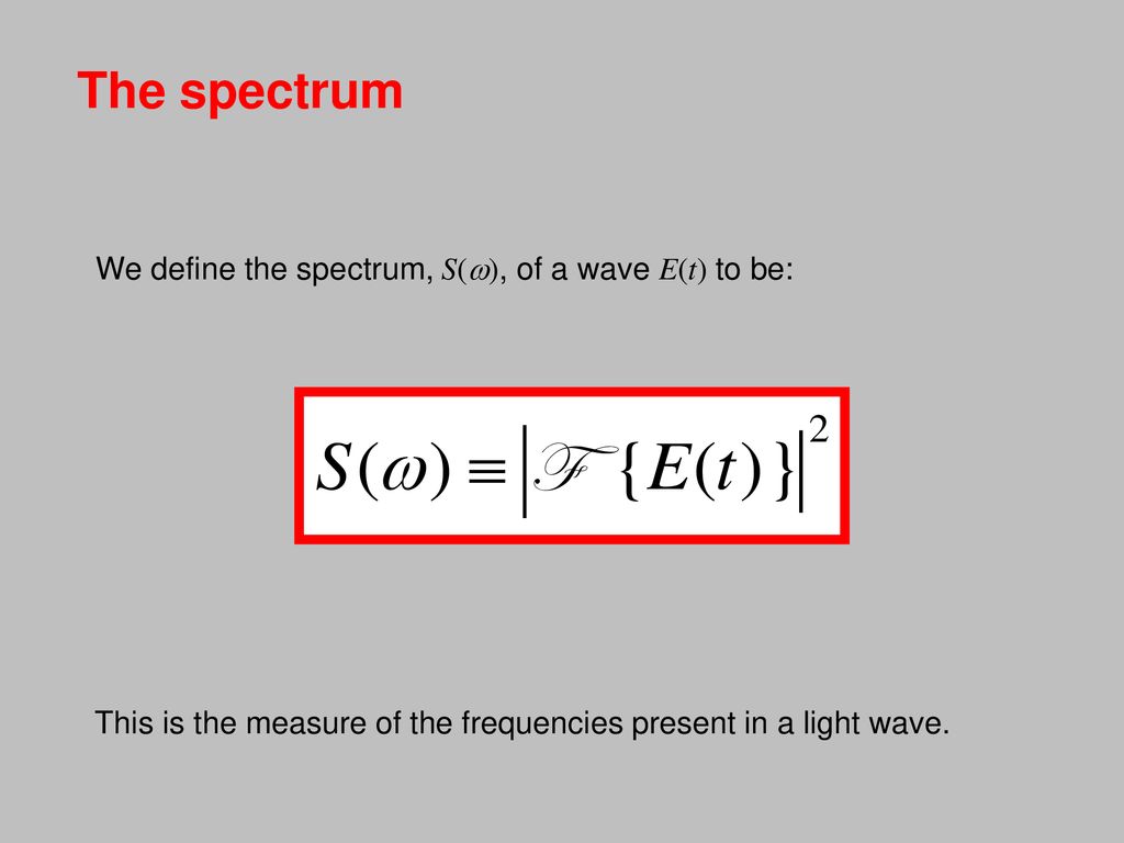 Fourier Series The Fourier Transform Ppt Download
