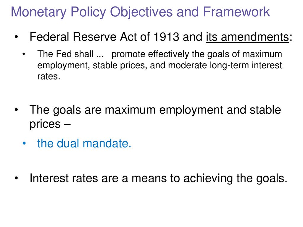 14 MONETARY POLICY Part Ppt Download