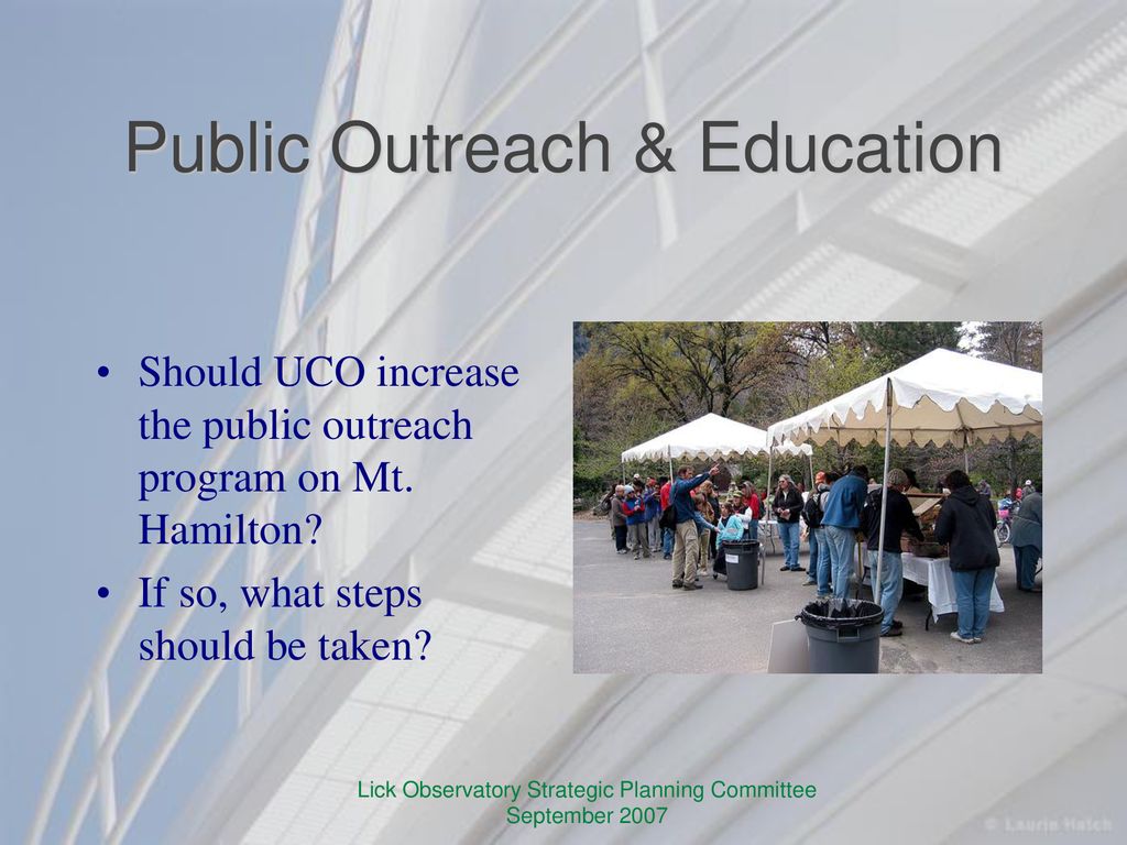 Public Outreach & Education