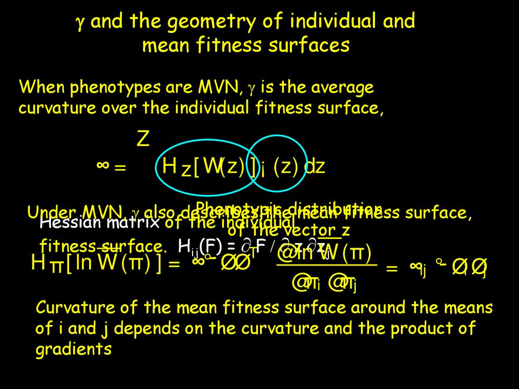 Measuring Multivariate Selection Ppt Download