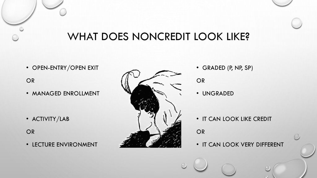What does noncredit look like? - ppt download