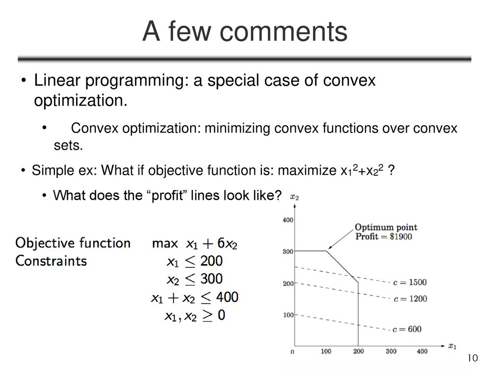 Linear Programming CISC4080, Computer Algorithms CIS, Fordham Univ ...