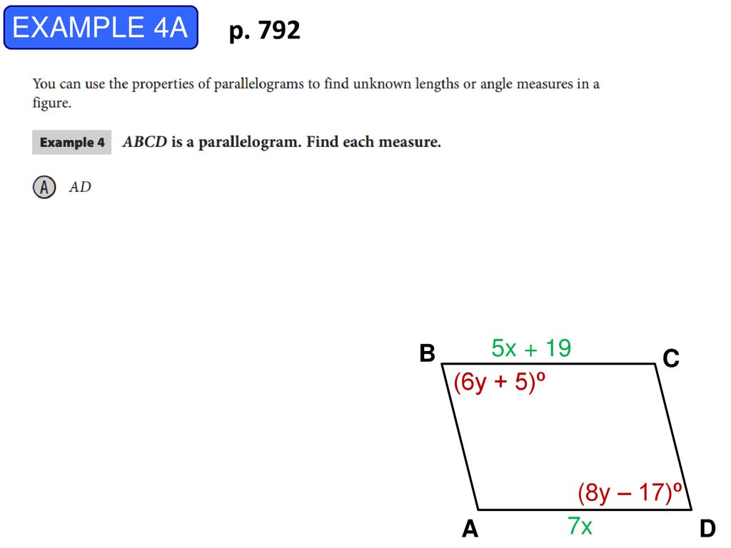 Mod 15 6 Properties Of Parallelograms Ppt Download